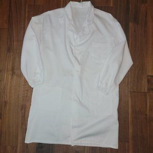 Unisex Medical White Lab Coat Doctor Professional Nurse Uniform Student Costume